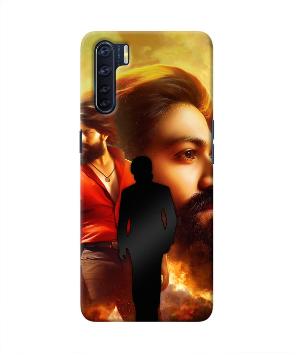 Rocky Bhai Walk Oppo F15 Real 4D Back Cover