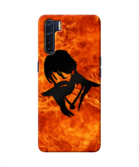 Rocky Bhai Face Oppo F15 Real 4D Back Cover