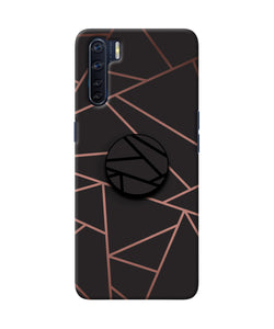 Geometric Pattern Oppo F15 Pop Case