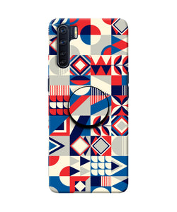 Colorful Pattern Oppo F15 Pop Case