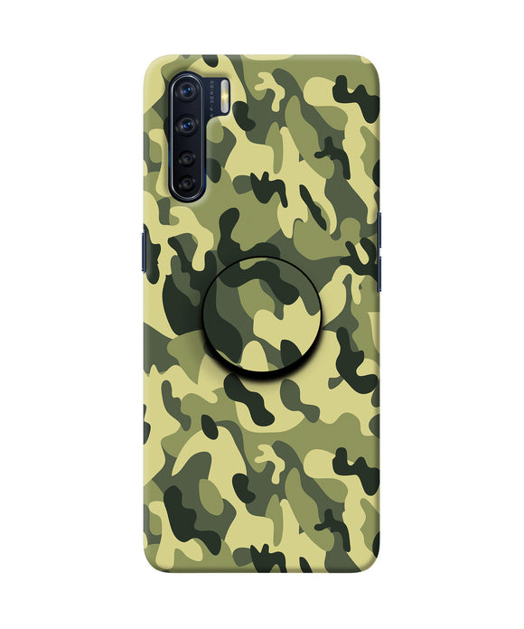 Camouflage Oppo F15 Pop Case