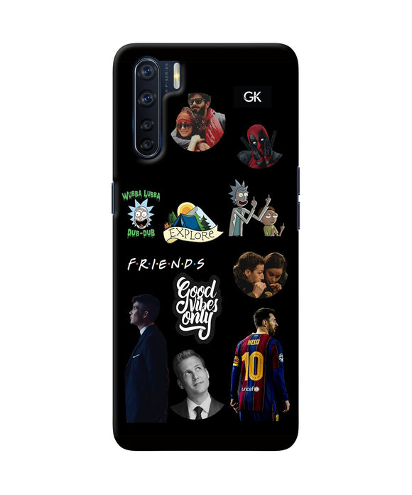 Positive Characters Oppo F15 Back Cover