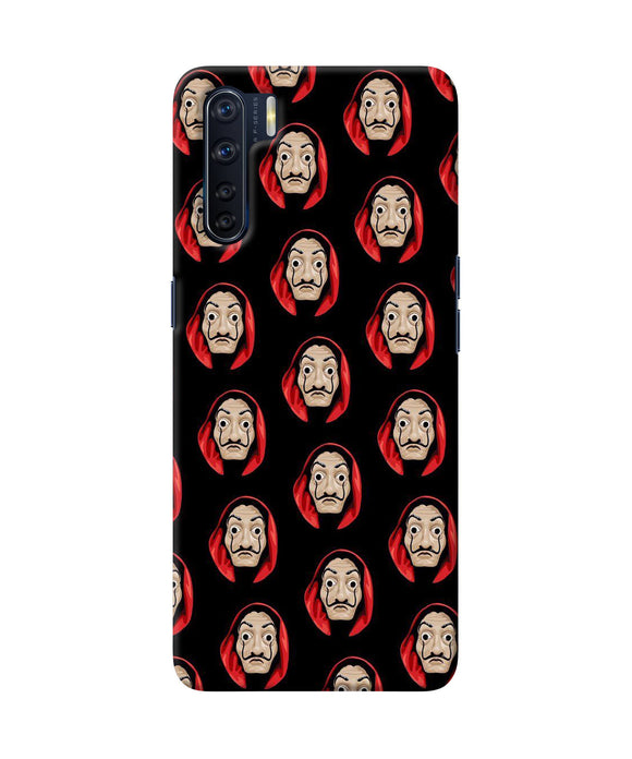 Money Heist Mask Oppo F15 Back Cover