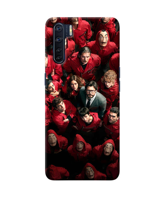 Money Heist Professor with Hostages Oppo F15 Back Cover