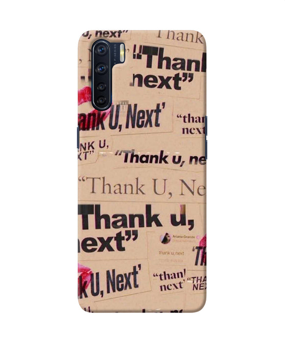 Thank You Next Oppo F15 Back Cover