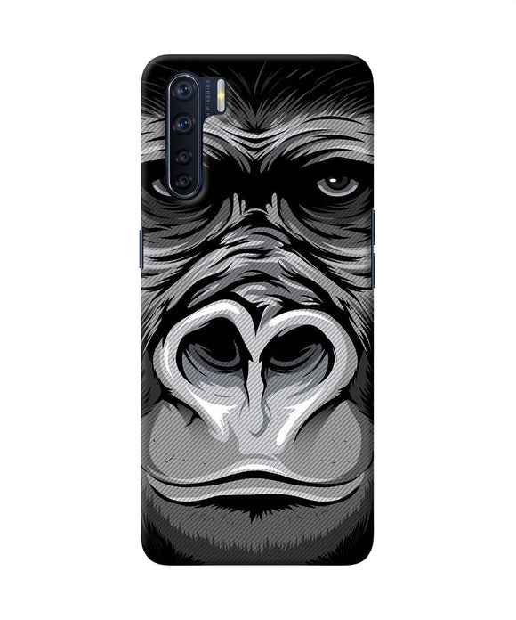 Black Chimpanzee Oppo F15 Back Cover
