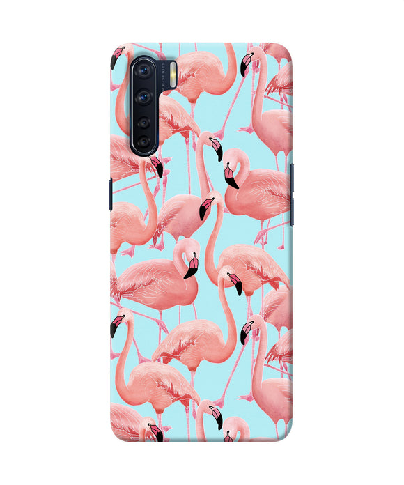 Abstract Sheer Bird Print Oppo F15 Back Cover