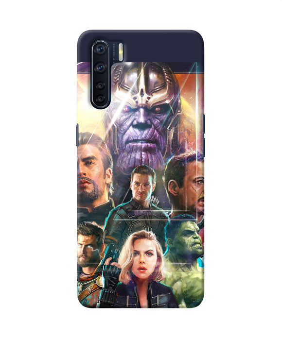 Avengers Poster Oppo F15 Back Cover