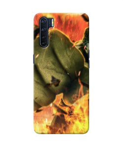 Hulk Smash Oppo F15 Back Cover