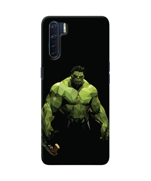 Abstract Hulk Buster Oppo F15 Back Cover