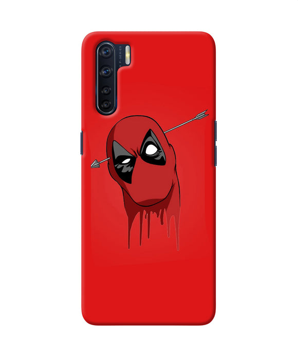 Funny Deadpool Oppo F15 Back Cover