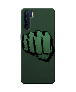 Hulk Smash Logo Oppo F15 Back Cover