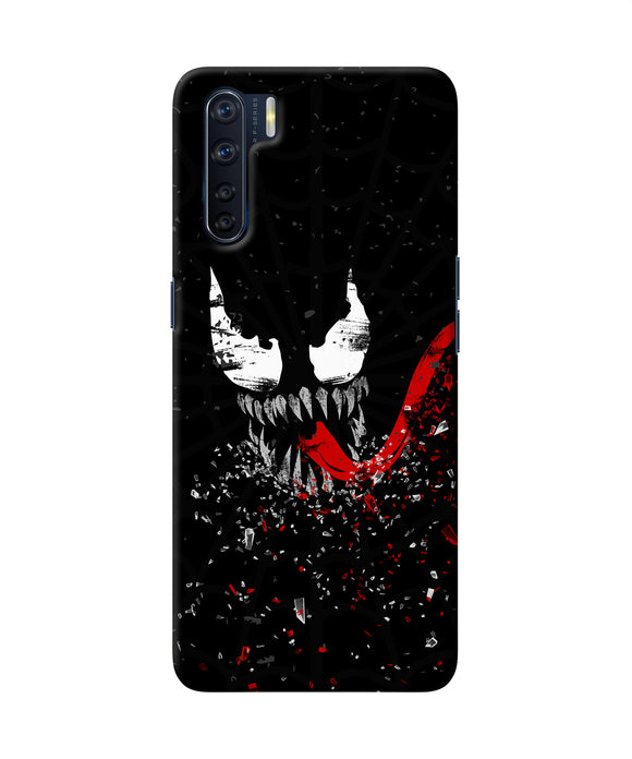 Venom Black Poster Oppo F15 Back Cover