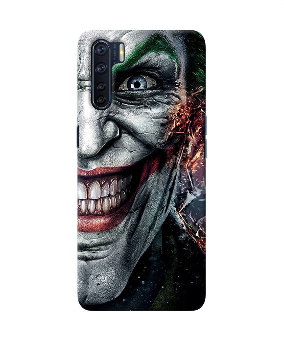 Joker Half Face Oppo F15 Back Cover