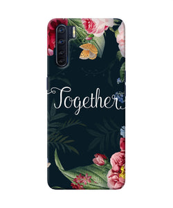 Together Flower Oppo F15 Back Cover