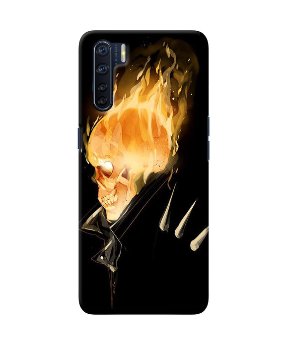Burning Ghost Rider Oppo F15 Back Cover