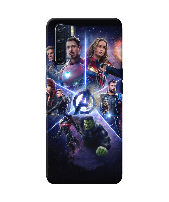 Avengers Super Hero Poster Oppo F15 Back Cover