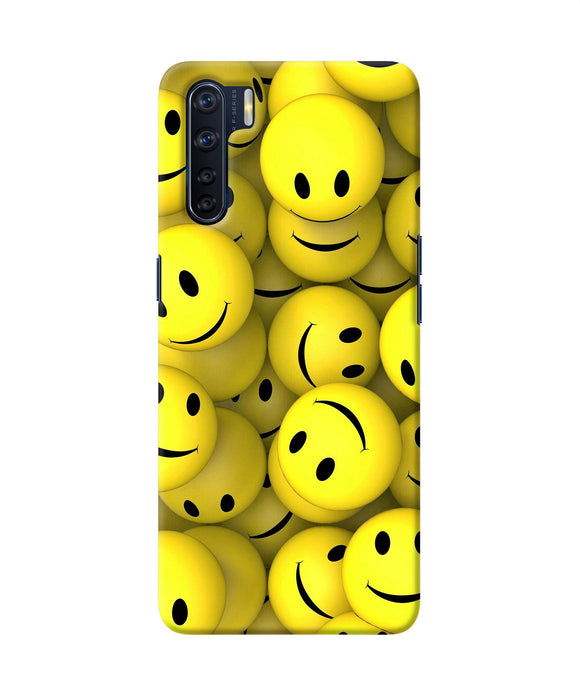 Smiley Balls Oppo F15 Back Cover