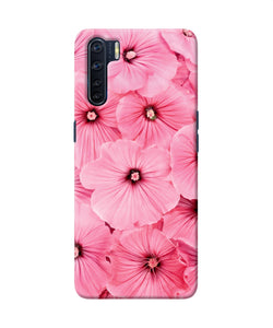 Pink Flowers Oppo F15 Back Cover