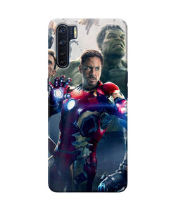 Avengers Space Poster Oppo F15 Back Cover