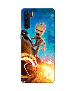 Groot Angry Oppo F15 Back Cover