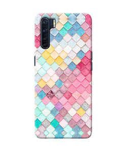 Colorful Fish Skin Oppo F15 Back Cover