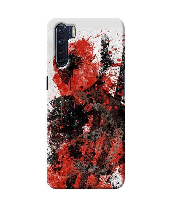 Deadpool Rugh Sketch Oppo F15 Back Cover