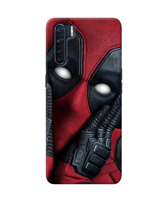 Thinking Deadpool Oppo F15 Back Cover