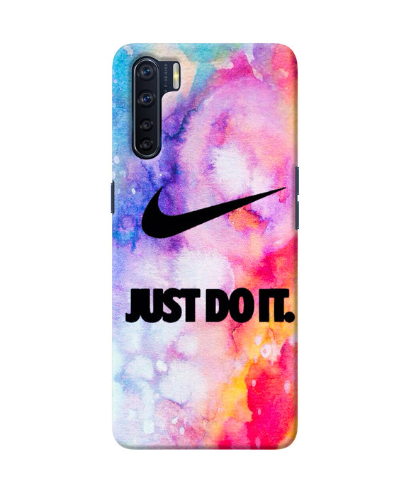 Just Do It Colors Oppo F15 Back Cover