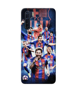 Messi Fcb Team Oppo F15 Back Cover