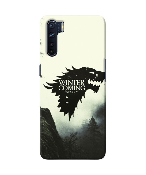 Winter Coming Stark Oppo F15 Back Cover