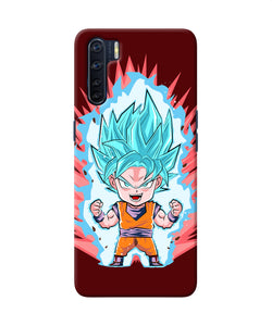 Goku Little Character Oppo F15 Back Cover