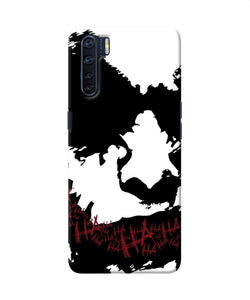 Black And White Joker Rugh Sketch Oppo F15 Back Cover