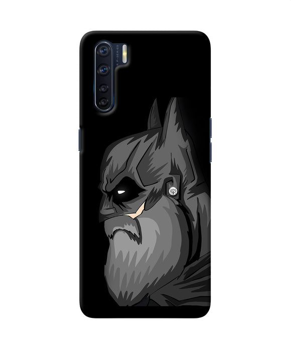 Batman With Beard Oppo F15 Back Cover