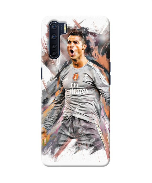 Ronaldo Poster Oppo F15 Back Cover