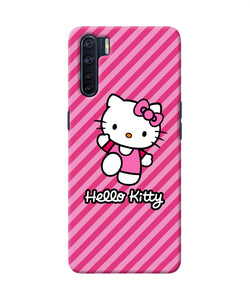 Hello Kitty Pink Oppo F15 Back Cover