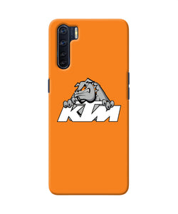 Ktm Dog Logo Oppo F15 Back Cover