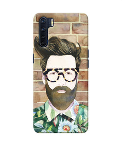 Beard Man With Glass Oppo F15 Back Cover