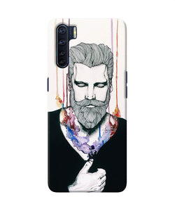 Beard Man Character Oppo F15 Back Cover