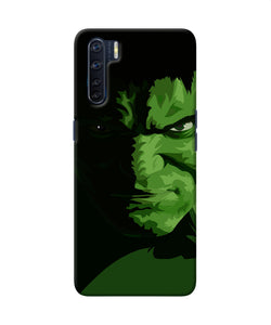 Hulk Green Painting Oppo F15 Back Cover