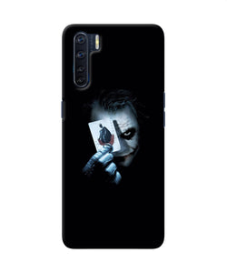 Joker Dark Knight Card Oppo F15 Back Cover