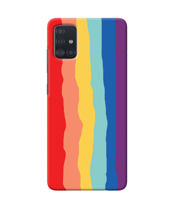 Stylish Samsung A51 Back Pouch Rainbow Samsung A51 Back Cover Case