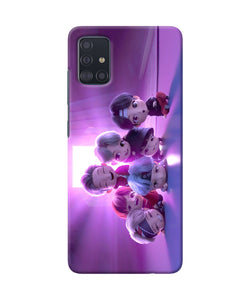 BTS Chibi Samsung A51 Back Cover