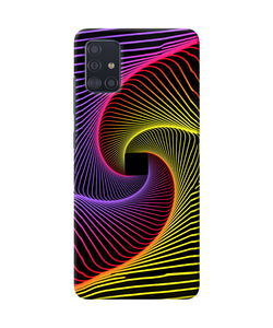 Colorful Strings Samsung A51 Back Cover