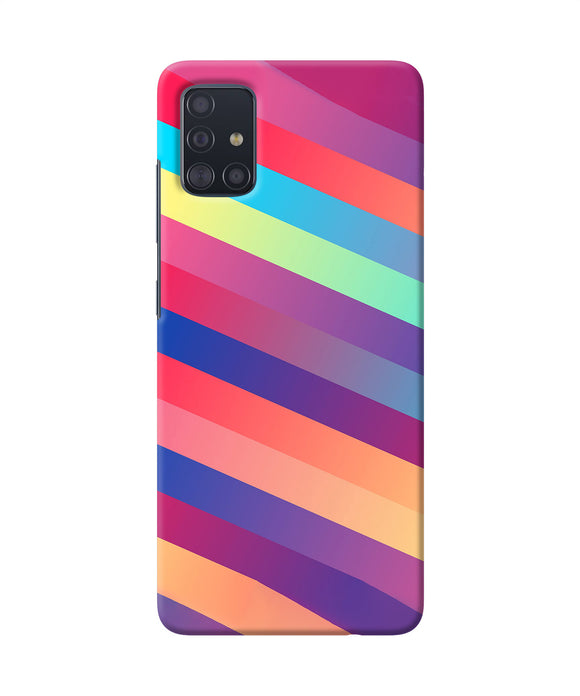 Stripes color Samsung A51 Back Cover