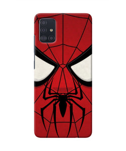 Spiderman Face Samsung A51 Real 4D Back Cover