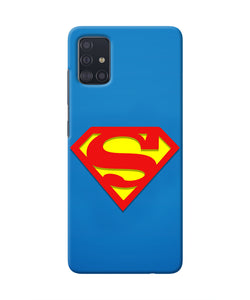 Superman Blue Samsung A51 Real 4D Back Cover