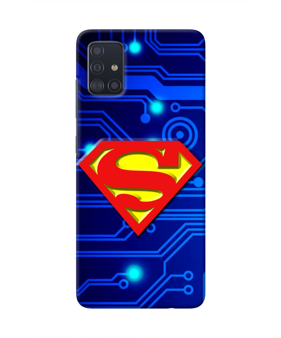 Superman Abstract Samsung A51 Real 4D Back Cover