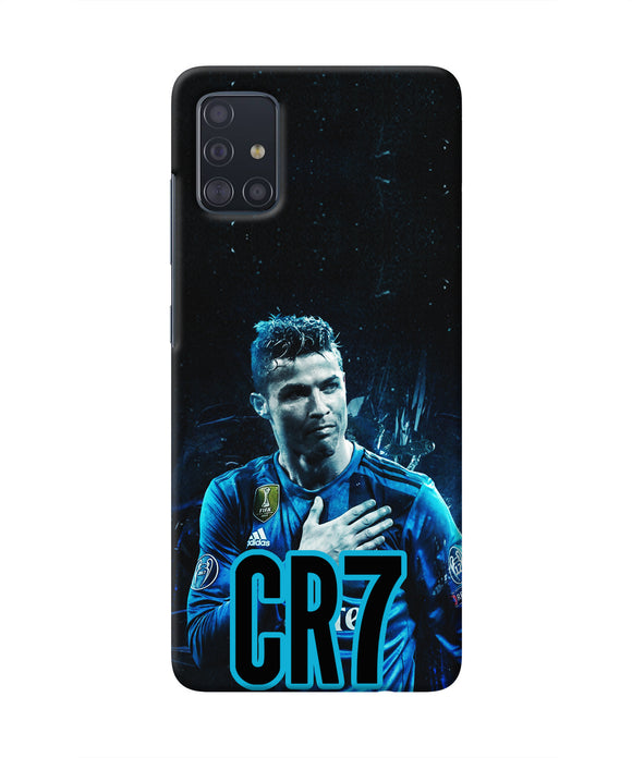 Christiano Ronaldo Blue Samsung A51 Real 4D Back Cover