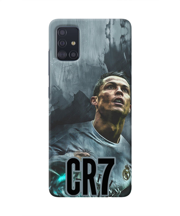 Christiano Ronaldo Grey Samsung A51 Real 4D Back Cover